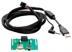 Адаптер для штатных USB/AUX-разъемов KIA Rio, Soul ACV 44-1180-004