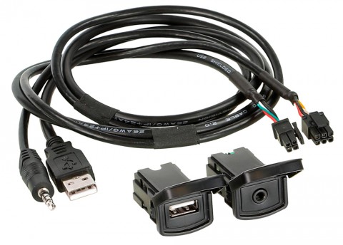 Адаптер для штатных USB/AUX-разъемов Volkswagen Polo ACV 44-1324-003