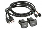 Адаптер для штатных USB/AUX-разъемов Volkswagen Polo ACV 44-1324-003