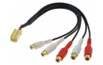 Адаптер лінійних виходів Mini ISO-RCA ACV 1441-03
