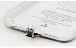 Чехол для беспроводной зарядки ACV 240000-21-01 Inbay для iPhone 6/6S silver