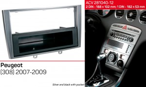 Переходная рамка Peugeot 308 ACV 281040-12