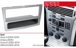 Переходная рамка Opel Astra, Antara, Corsa, Zafira ACV 281230-10