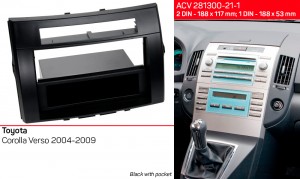 Перехідна рамка Toyota Corolla Verso ACV 281300-21-1