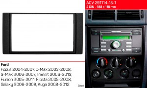 Перехідна рамка Ford Transit, Focus, C-Max, S-Max, Fusion, Fiesta, Galaxy, Kuga ACV 291114-15-1