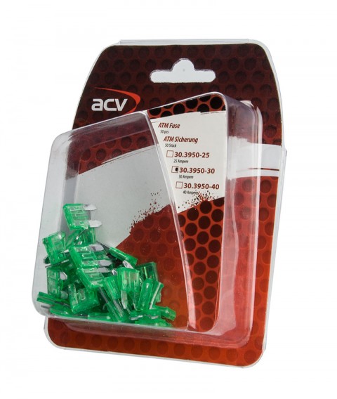 Предохранители АТМ 30А (50 шт.) ACV 30.3950-30