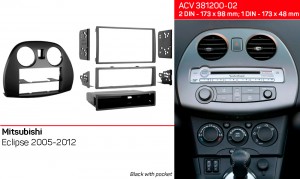 Переходная рамка Mitsubishi Eclipse ACV 381200-02