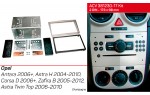 Переходная рамка Opel Antara, Astra, Corsa, Zafira ACV 381230-17 Kit