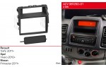 Переходная рамка Opel Vivaro, Renault Trafic, Nissan Primastar ACV 381250-01