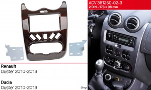 Переходная рамка Dacia Duster ACV 381250-02-3