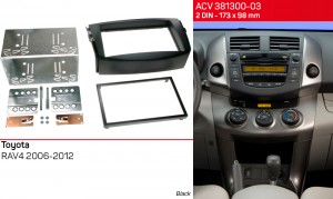 Переходная рамка Toyota RAV4 ACV 381300-03