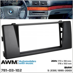 Переходная рамка BMW 5 Series (E39) AWM 781-03-102