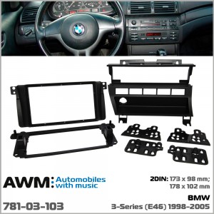 Переходная рамка BMW 3 Series (E46) AWM 781-03-103