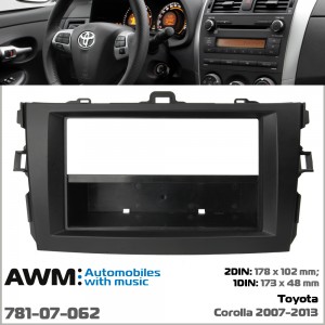 Переходная рамка Toyota Corolla AWM 781-07-062