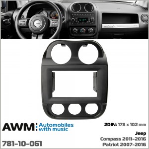 Переходная рамка Jeep Compass, Patriot AWM 781-10-061