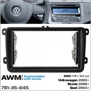 Перехідна рамка Volkswagen, Skoda, Seat AWM 781-35-045