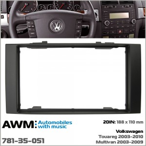 Переходная рамка Volkswagen Touareg, Multivan AWM 781-35-051