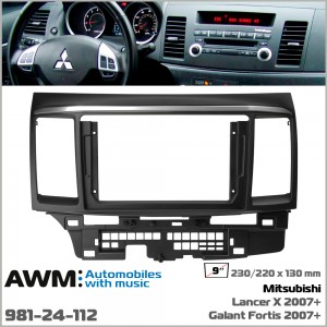 Переходная рамка Mitsubishi Lancer X AWM 981-24-112