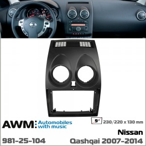 Переходная рамка Nissan Qashqai AWM 981-25-104