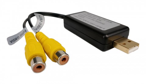 Адаптер відеовиходу USB - CVBS - 2 RCA AWM CU-600