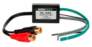 Преобразователь уровня сигнала 2-х канальный AWM HL-030