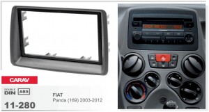 Переходная рамка Fiat Panda Carav 11-280