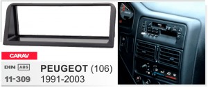 Переходная рамка Peugeot 106 Carav 11-309