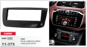 Переходная рамка Fiat Punto, Linea Carav 11-375