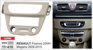 Перехідна рамка Renault Megane, Fluence Carav 11-418