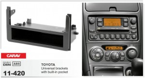 Переходная рамка Toyota 1 DIN Carav 11-420