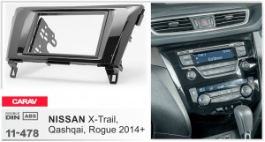 Переходная рамка Nissan X-Trail, Qashqai, Rogue Carav 11-478