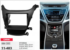Переходная рамка Hyundai Elantra, Avante Carav 11-483