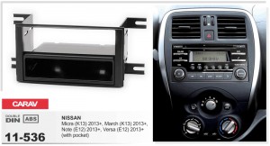 Переходная рамка для автомобилей Nissan Carav 11-536