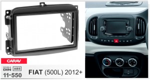 Переходная рамка Fiat 500L Carav 11-550