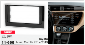 Переходная рамка Toyota Auris, Corolla Carav 11-696