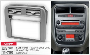 Переходная рамка Fiat Punto, Linea Carav 11-750