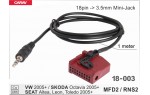 AUX кабель адаптер Volkswagen, Skoda Carav 18-003