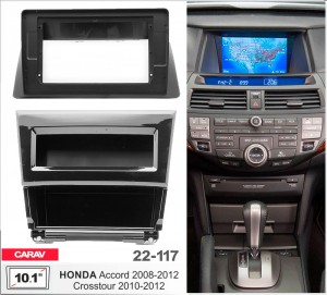 Переходная рамка Honda Crosstour, Accord Carav 22-117