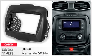 Переходная рамка Jeep Renegade Carav 11-629
