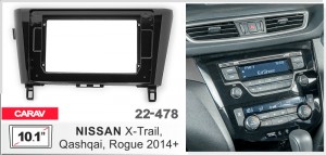 Переходная рамка Nissan X-Trail, Qashqai, Rogue Carav 22-478