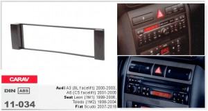 Перехідна рамка Audi A3, A4 Carav 11-034