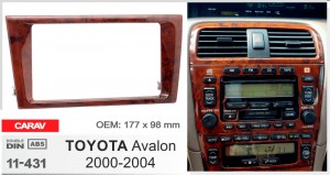 Переходная рамка Toyota Avalon Carav 11-431
