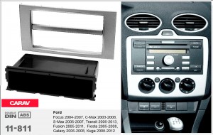 Переходная рамка Ford Focus, Transit, C-Max, S-Max, Fusion, Fiesta, Galaxy, Kuga Carav 11-811