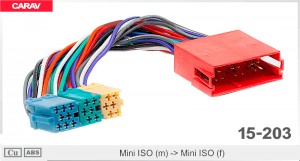 Разъем для магнитолы mini-ISO Carav 15-203