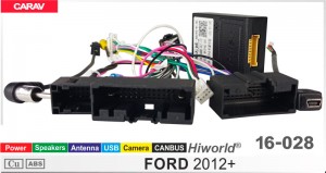 Переходник для магнитол 9", 10.1" Ford, Land Rover Carav 16-028