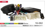 Переходник для магнитол 9", 10.1" Dacia, Renault Carav 16-062