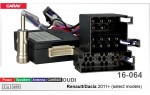 Переходник для магнитол 9", 10.1" Dacia, Renault Duster, Sandero Carav 16-064