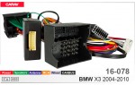 Переходник для магнитол 9", 10.1" BMW X3 (E83) Carav 16-078