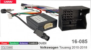 Переходник для магнитол 9", 10.1" Volkswagen Touareg Carav 16-085