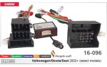 Переходник для магнитол 9", 10.1" Volkswagen, Skoda Carav 16-096